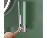 Soap Dispenser Wall Mounted Punch-free Visible Window Press Type Large Capacity Shampoo Conditioner Shower Gel Container for Bathroom