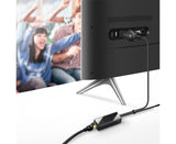 Wired Network Card High-speed Anti-interference Plug Play Micro USB2.0 10/100Mbps External WiFi Network Card for Desktop - Black