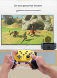 Wireless Game Controller for Switch,PC,Android & PS3 - Pro Gaming Gamepad with Bluetooth,Turbo & Vibration - Black Red