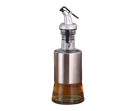 200/350/500ml Stainless Steel Oil Vinegar Bottle Dispenser Cruet Kitchen Gadget-200ML