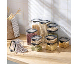 Clear Food Storage Box Container Moisture Proof Grain Bottle Jar Kitchen Supply-4