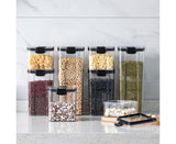 Clear Food Storage Box Container Moisture Proof Grain Bottle Jar Kitchen Supply-4