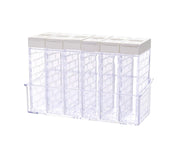 Seasoning Sauce Container Double-lid Fresh-keeping-White