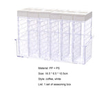 Seasoning Sauce Container Double-lid Fresh-keeping-White