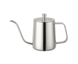 600ml Pour Over Kettle Coffee Maker Stainless Steel Gooseneck Drip Tea Pot Jug-Black 600ML