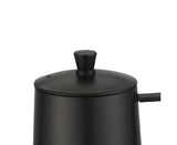 600ml Pour Over Kettle Coffee Maker Stainless Steel Gooseneck Drip Tea Pot Jug-Black 600ML