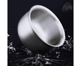 Stainless Steel Double Wall Insulated Round Rice Soup Bowl Kitchen Tableware-12.5cm