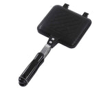 Sandwich Pan, Double-Sided Non-Stick Breakfast Frying Pan, Flat Bottom Panini Maker