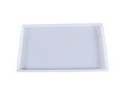Craft Tray Plate Fruit Bowl Silicone Square Rectangle Shape Resin Mold DIY Tool-3#