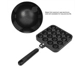 Non-Stick Takoyaki Grill Pan Plate, Cooking Baking Mold Tray
