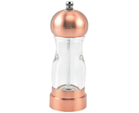 Manual Pepper Mill Multifunctional Acrylic Comfortable Touch Salt Shaker for Kitchen-Golden
