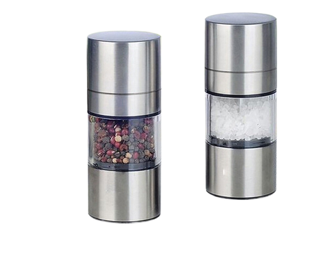 Stainless Steel Manual Salt Pepper Mill Grinder Portable Kitchen Muller Tool