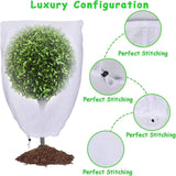 2 Pack Plant Protection Plant Overwintering Cover, Overwintering Protection Veil with Zipper for Trees, Palms, Outdoor Use (80 * 100)