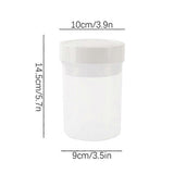 750ml Plastic Salad Jar with Built-in Dressing Cup Leakproof Lunch Box