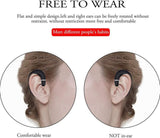 Ear Hook Wireless Headphone - Non Ear Plug - Noise Cancelling Single Ear Headset with Case