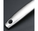 Colander Spoon Anti-scald Handle 304 Stainless Steel Strainer Scoop-L