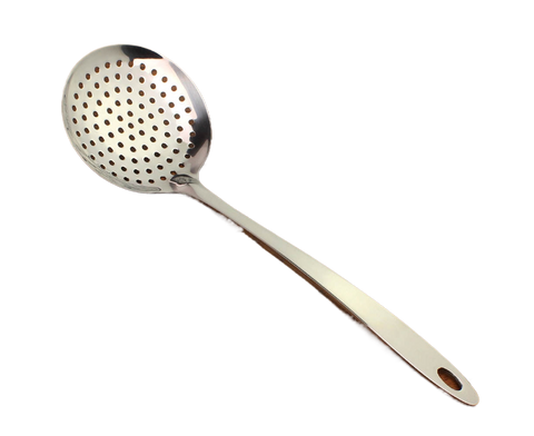 Kitchen Soup Food Thicken Stainless Steel Ladle Spoon Colander Strainer Filter