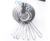 Stainless Steel Flour Sieve Sifter Screen Mesh Strainer Colander Kitchen Tool-3