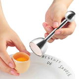 Stainless Steel Egg Topper & Cutter - 13.2 x 3.6 cm