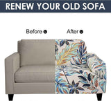 2 Seater Stretch Sofa Cover with 1 Cushion Cover Universal Fit 145-180cm