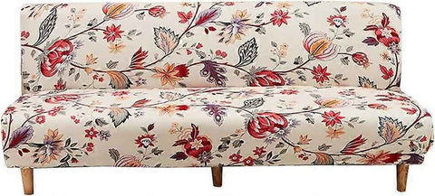 3 Seater Stretch Armless Sofa Cover Folding Sofa Bed Cover 190-210cm