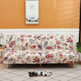 3 Seater Stretch Armless Sofa Cover Folding Sofa Bed Cover 190-210cm