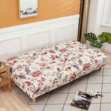 3 Seater Stretch Armless Sofa Cover Folding Sofa Bed Cover 190-210cm