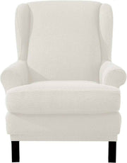 Stretch Armchair Sofa Cover Elastic Relax Fit Protector - White