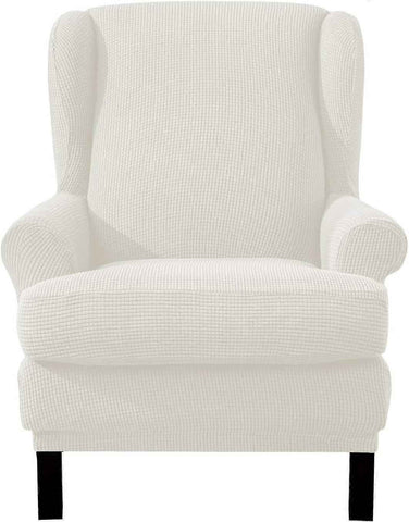 Stretch Armchair Sofa Cover Elastic Relax Fit Protector - White