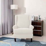 Stretch Armchair Sofa Cover Elastic Relax Fit Protector - White