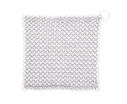 Stainless Steel Cast Iron Skillet Cleaner Chainmail Scrubber-7inch