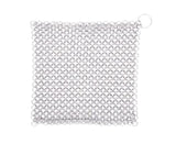 Stainless Steel Cast Iron Skillet Cleaner Chainmail Scrubber-7inch