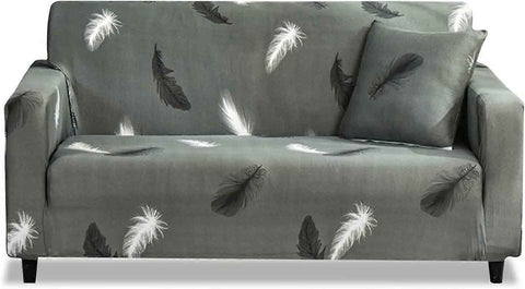 2 Seater Jacquard Elastic Sofa Cover Anti-Slip Stretch Slipcover