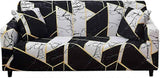 2 Seater Elastic Sofa Cover with Armrests Armchair Furniture Protector Universal Fit