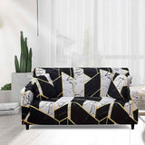 2 Seater Elastic Sofa Cover with Armrests Armchair Furniture Protector Universal Fit