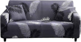 3 Seater Elastic Sofa Cover with Armrests Universal Sofa Protector