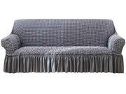 Stretch Sofa Cover for 2 Seats - Grey Slipcover