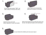 Stretch Sofa Cover for 3 Seats - Coffee Slipcover