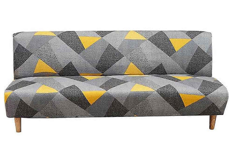 Stretch Armless Sofa Cover for 2 Seater Without Armrests