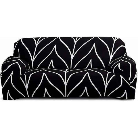 2 Seater Stretch Sofa Cover with Armrests 145-185cm