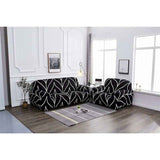 2 Seater Stretch Sofa Cover with Armrests 145-185cm