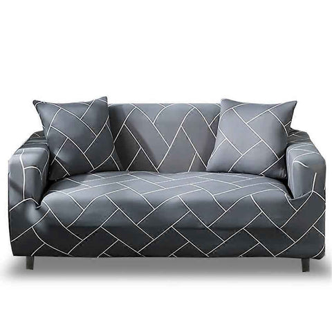 Stretch Sofa Cover 2 Seater with Armrests 110-160cm
