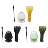 3pcs Matcha Whisk Set - Traditional Spoon, Tea Bowl, Matcha Accessories