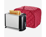 Toaster Cover Fine Stitching Poly Pongee Two Slice-Wine Red S