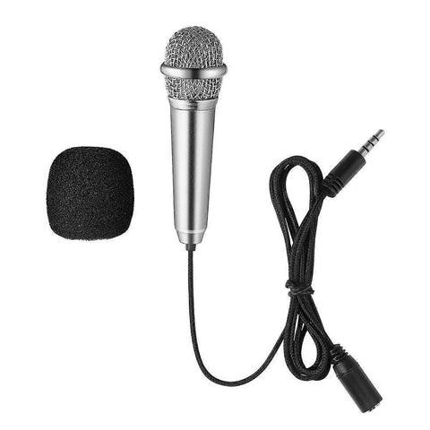 Darrahopens Audio & Video > Musical Instrument & Accessories > Audio Accessories Mini Karaoke Microphone - Handheld KTV Microphone for Singing and Speaker Use