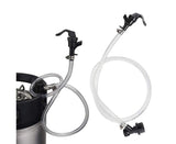 3/16 Inch Beer Line Liquid Ball Lock Assembly Kit for Home Brew Dispensing Keg-Black