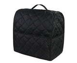 Mixer Cover Soft Touching with Pockets 5 Colors secure to Use Dust Cover for Kitchen-Black