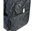 Mixer Cover Soft Touching with Pockets 5 Colors secure to Use Dust Cover for Kitchen-Black