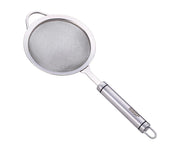 Stainless Steel Colander Long Handle Juice Soybean Milk Soup Filter Skimmer Tool-Medium