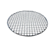 Round Stainless Steel BBQ Grill Roast Mesh Net Non-stick Barbecue Baking Pan-20cm